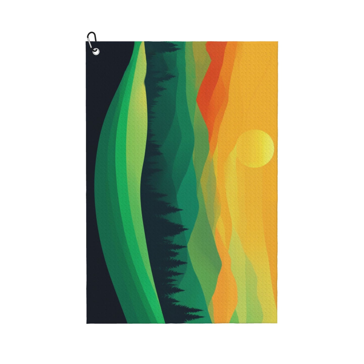 Golf Towel - Sunset Hills Design, 24x16.1 Inches